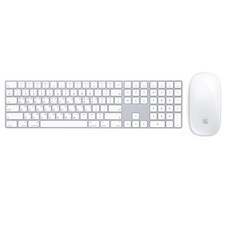 Apple 매직 마우스 2 + 뉴메릭 매직 무선키보드 한국어, MLA02KH/A(마우스), MQ052KH/A(키보드), 1세트, 화이트