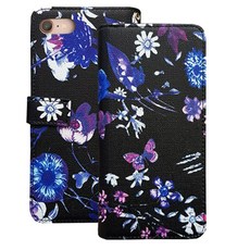 NIZWELL 花朵拉鍊日誌型手機殼