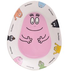 바바파파 도자기 접시, 혼합 색상, 1개