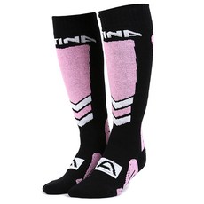 atina 女性滑雪滑雪板專用襪 AWS-A710, 粉紅色