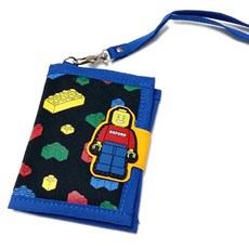 Winghouse 牛津布塊狀圖案錢包