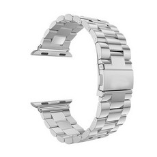 momoket Apple Watch S金屬錶帶 38/40/41mm, 1入, 銀色