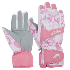 ARISE 女士滑雪手套 AWGA016, 粉色的