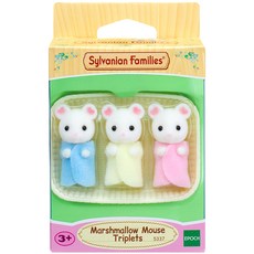 森林家族Sylvanian Families 棉花糖老鼠三胞胎 5337, 1組