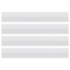 모아시스템즈 서랍장용 칸막이 소형, 화이트, 4개