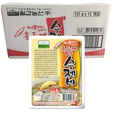 칠갑농산 홍두깨 해물 수제비, 12개, 131g