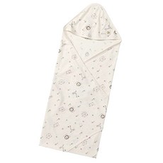 withorganic 孩童印花棉質包巾