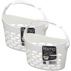 코쿠보 라모 조절 가능 빨래 집게 바스켓, 화이트(KL-R011), 2개