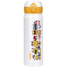 THERMOS 膳魔師 Kakao Friends角色印花彈蓋式保溫瓶 503KA, 朋友 2, 500毫升