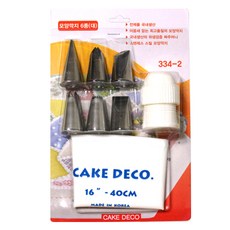 Puchi造型擠花嘴組 大, 混合顏色, 擠花嘴6種 + 轉接頭 + 擠花袋, 1套