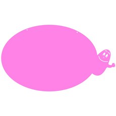 쿠 홈 인테리어 아크릴 메모 보드 MO 63 걸이형 소, 1개, 핑크