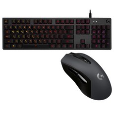 로지텍 LIGHTSPEED 무선 게이밍 마우스 + 유선 기계식 키보드 세트, G603, G512 (LINEAR)