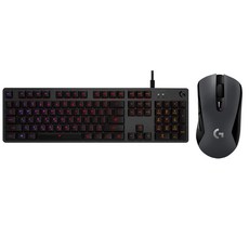 로지텍 LIGHTSPEED 무선 게이밍 마우스 G603 + 유선 RGB 기계식 키보드 G512 세트, 일반형, Y-U0034, 1세트