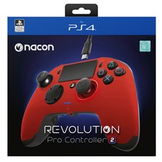 나콘 PS4 레볼루션 프로 컨트롤러 V2 RED, BB4431V2 SLEH 00446, 1개