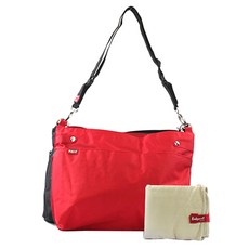 Babymel 尿布用品收納包, Red Black