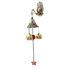 綠色寶石 貓頭鷹 門鈴 1202-2, 混合色, 1 個