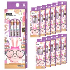 모나미 모니주 연필 B 5p, 여