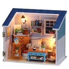 아트조이 DIY 미니어처하우스 Living Room, 혼합 색상, 1개
