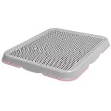 petoria 한판뚝딱 網狀實惠型寵物便盆, 可愛的粉紅色, 1個