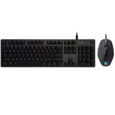 로지텍 Daedalus Prime 게이밍 유선 마우스 + GX Blue Clicky RGB 기계식 게이밍 키보드 세트, 일반형, G302(마우스), Y-U0034(키보드)
