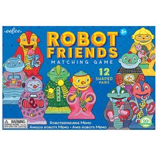 [메모리게임] 로봇친구 매칭게임 (기억력게임 짝맞추기 3세 이상), 30.5X18X4 cm, 1개
