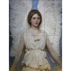 Western-002 翅膀天使少女 6個, 混合色