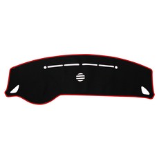 VIP 儀表板遮陽罩 - Grandeur TG 儀表板罩, Grandeur TG(有中央喇叭)-黑色/紅色縫線, 1個, Hyundai Motors