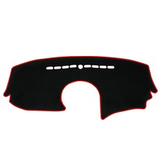 VIP 儀表板遮陽罩, 黑色 + 紅色縫線, 雪佛蘭 Orlando 上方嵌入式