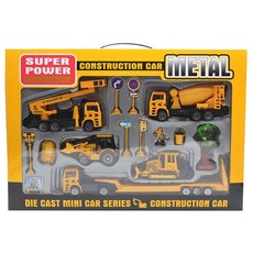 Baekwoon Home Shopping 工程車重型設備玩具套組, A型