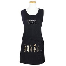 Han's Vill 麗莎圍裙, 黑色, 1個