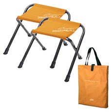 코베아 미니 BBQ 체어 세트2, 오렌지, 1세트