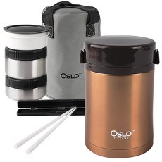 OSLO 保溫便當盒, 金色, 1組