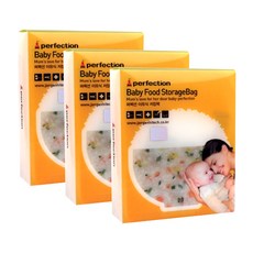 perfection 副食品保存袋, 30入, 3組