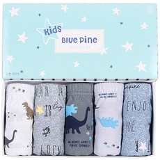 Blue pine 男童印花內褲 5入組