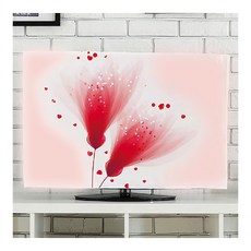 DM Corporation I Love Home 藝術布藝電視罩, 愛心