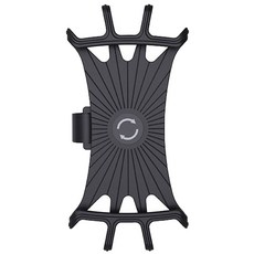 BC Farms 升級版 360度旋轉式自行車智慧型手機支架, 黑色, 1個