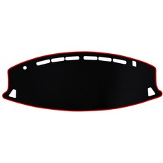 VIP 儀錶板遮陽罩, 黑色-紅色縫線, 新SM5/Impression, Samsung Motors