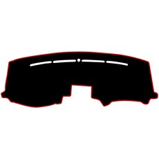 VIP 儀表板避光墊 - Grand Carnival, Grand Carnival + 內建導航, 黑色 + 紅色車縫線, Kia