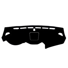 VIP 儀表板遮陽墊 - Santa Fe The Prime Santa Fe The Prime(有收納)-黑色/黑色縫線, Hyundai Santa Fe The Prime(有收納), 黑色+黑色縫線