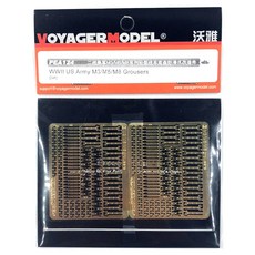 VOYAGERMODEL 1/35 二戰美國陸軍 M3/M5/M8 抓地齒適用於所有塑料模型貼花, 混色