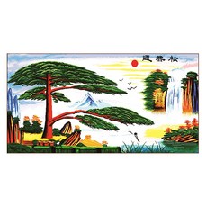 ZKF 十字繡套組 迎客松 ZKF049, 混合顏色, 1套