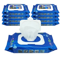 Dongsung Cleaner 萬用清潔濕巾 掀蓋型 100抽, 100入, 9個