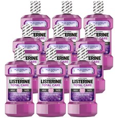 리스테린 토탈케어 마일드 구강청결제, 250ml, 9개