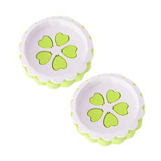 Rivergreen 粉彩肥皂架, 花朵 (綠色), 2個