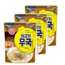 오뚜기 옛날 쇠고기무국, 300g, 3개