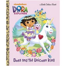 Dora and the Unicorn King Hardcover, Golden Books