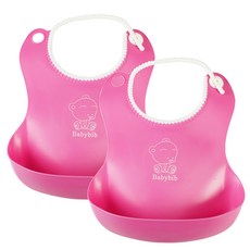 TALLSTOY 防水圍兜, 粉色, 2入, 1入