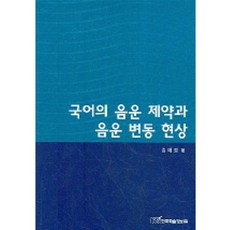 국어의음운제약과음운변동현상, 한국학술정보, 김태경