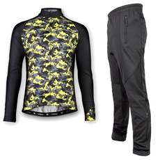 2NDWIND 霓虹迷彩起毛球衣 + 暴雪防風褲套裝 JFP223