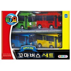 타요 스페셜 꼬마버스 4종 세트, 로기, 타요, 가니, 라니, 1개